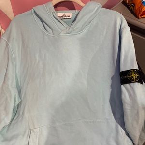 Stone Island Blue Men’s Hoodie